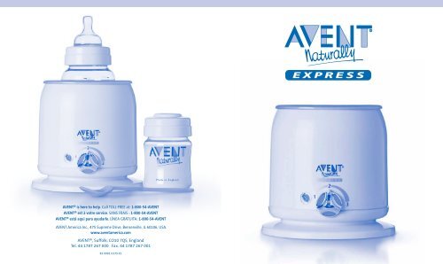 Philips Avent Electric Bottle and Baby Food Warmer - User manual - AEN