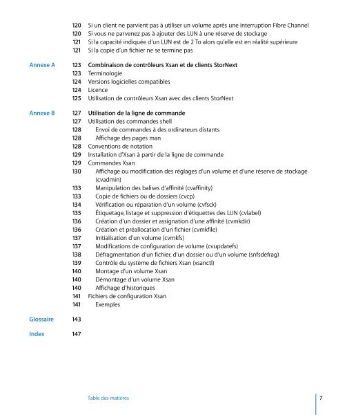 Apple Guide de l'administrateur d'Xsan 2 - Guide de l'administrateur d'Xsan 2