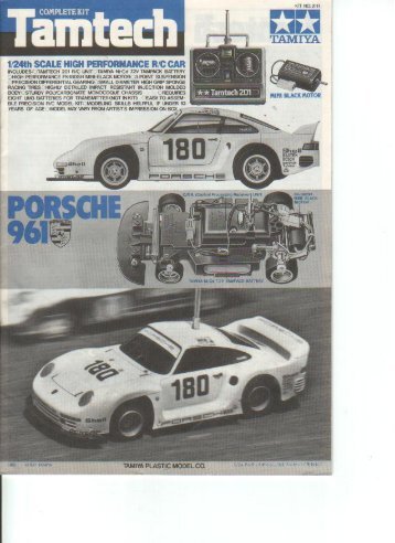 Tamiya Porsche 961 1/24 Manual - wheelsacademy.info