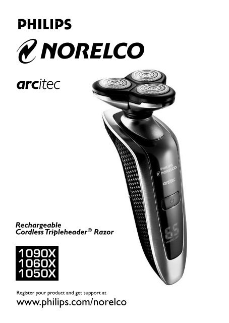 Philips Norelco Electric razor - User manual - ASP