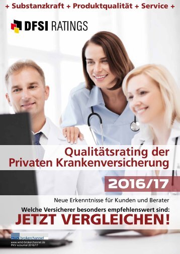 Qualitätsrating der Privaten Krankenversicherung 2016/17