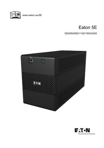 Eaton Onduleur Eaton 5E 500I - notice