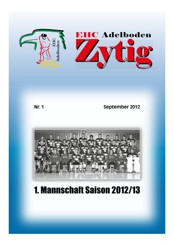 Nr.1 2012/13 - EHC Adelboden