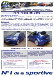 Ford Focus RS 2009 - Team FJ