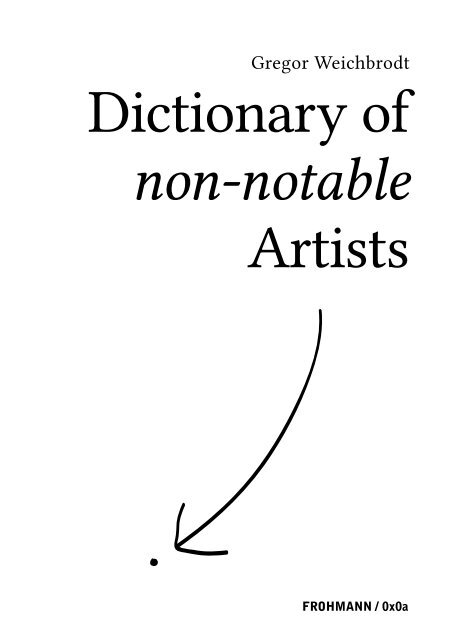 Overgivelse sammensmeltning Udgravning Dictionary of non-notable Artists