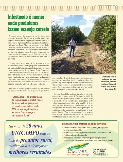 Jornal Cocamar Maio 2015