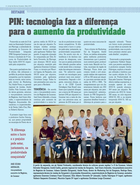 Jornal Cocamar Maio 2015
