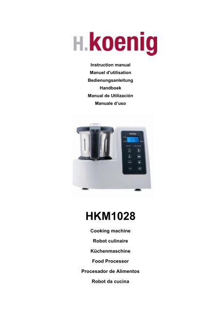 Accessoires Pour Robot Multifonction H.Koenig ACMX18 - Fouet, Broyeur, Mixeur, Presse-Agrumes, Extracteur