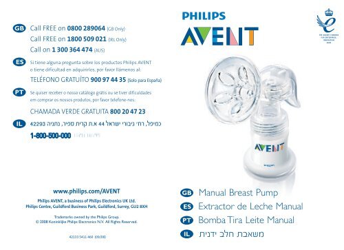 Philips Avent Manual breast pump - User manual - ENG