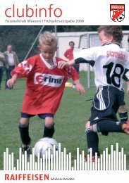 Wichtige Daten 2008 - FC Weesen