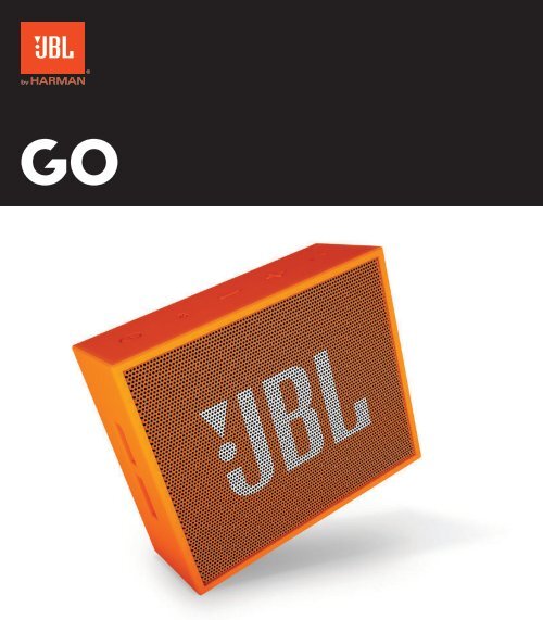 JBL Enceinte Bluetooth JBL Go turquoise - notice