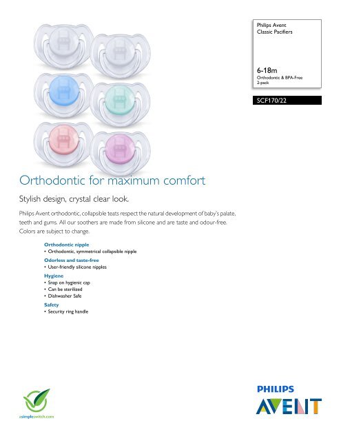 avent orthodontic nipple