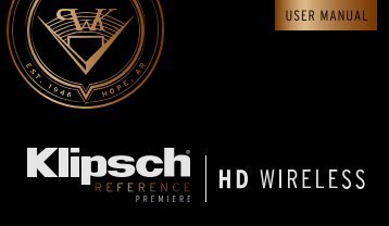 Klipsch Enceinte colonne Klipsch RP-440WF NOIR - notice