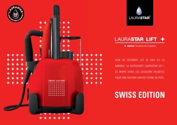 Laurastar Centrale vapeur Laurastar LIFT PLUS SWISS EDITION - fiche produit