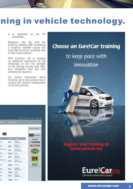 Choose an Eure!Car training to keep pace with ... - Ad-europe.com