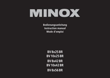 Minox Jumelles Minox BV 8x25 BR - notice