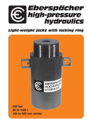 Light-weight jacks with threaded piston and ... - Eberspaecher.org