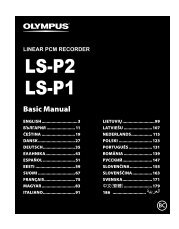 Olympus Dictaphone Olympus LS-P1 - notice