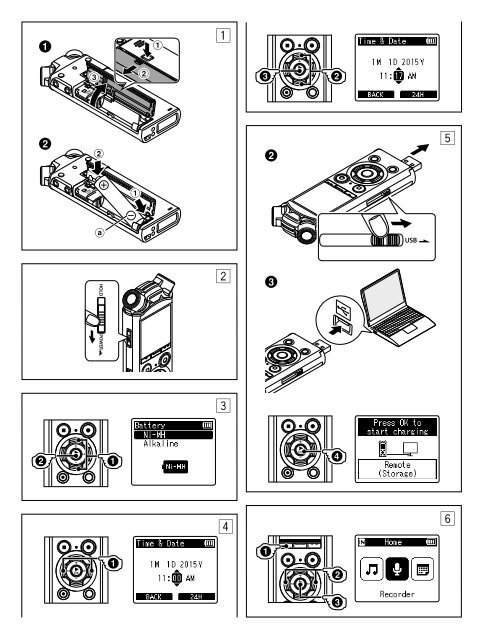 Olympus Dictaphone Olympus LS-P1 - notice