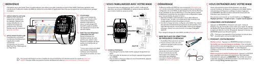 Polar Montre GPS Polar M400 Rose HR - fiche produit