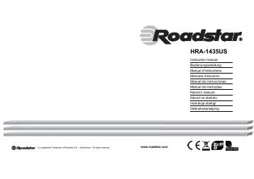 Roadstar Radio analogique Roadstar HRA-1435 US - notice