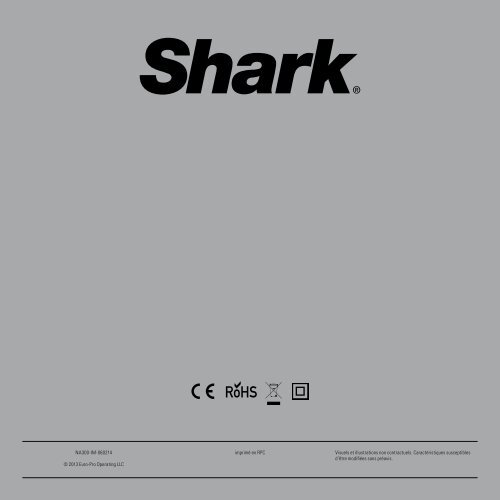 Shark Aspirateur balai Shark NA300 - notice