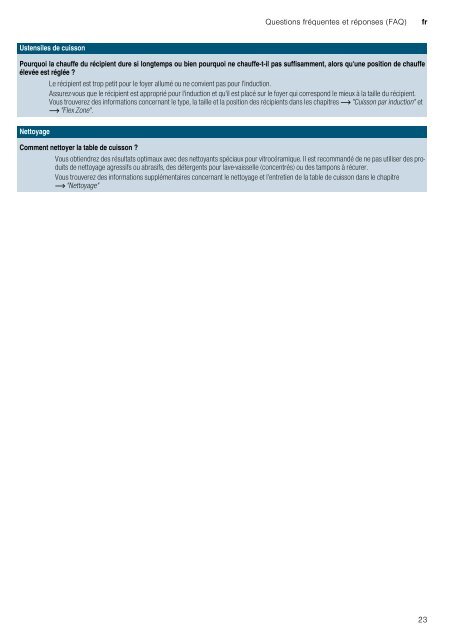 Siemens Domino induction Siemens EX375FXB1E - notice