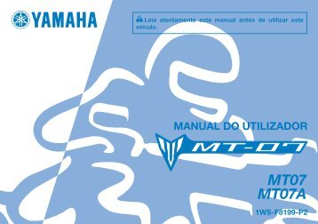 Yamaha MT07 - 2015 - Manuale d'Istruzioni PortuguÃªs