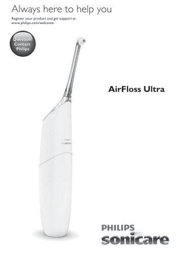 Philips Sonicare AirFloss Pro - Trial - User manual - FRA