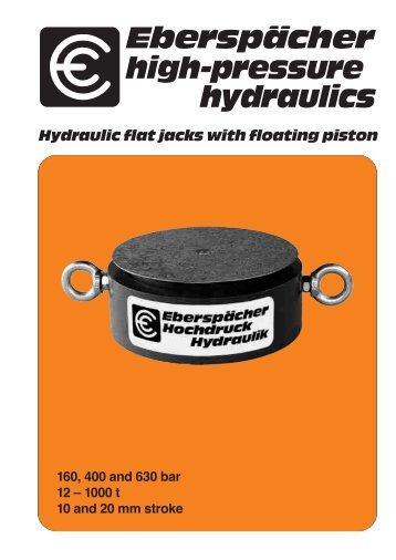 Hydraulic flat jacks with floating piston - Eberspaecher.org
