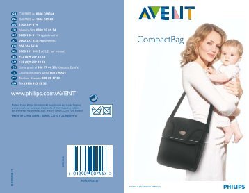 Philips Avent Baby Compact Travel Bag - User manual - ESP