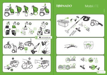 Tornado Aspirateur sans sac Tornado MOBILITE TOML8800EL - notice