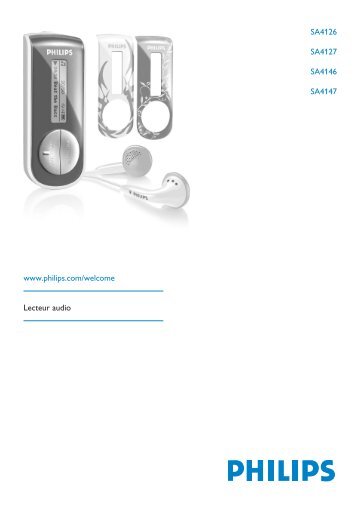 Philips Flash audio player - User manual - FRA