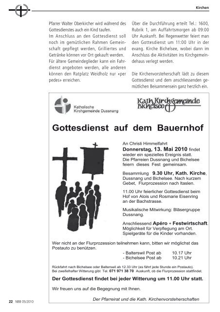 2010.05 [PDF, 4.00 MB] - Gemeinde Bichelsee-Balterswil