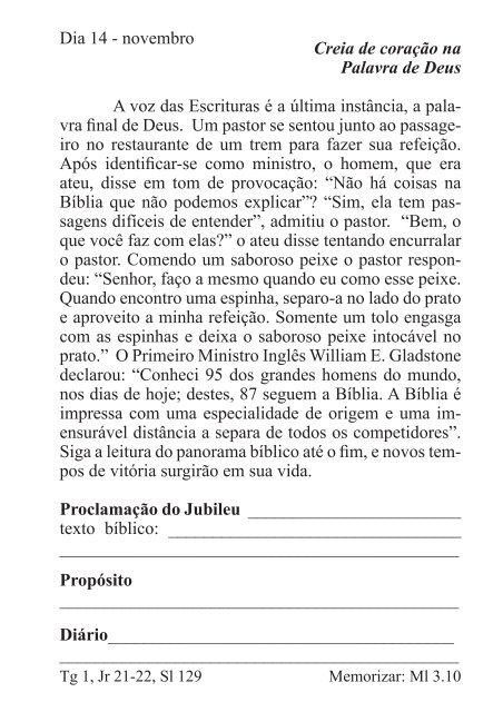 DEVOCIONAL DO JUBILEU - proclamação do jubileu