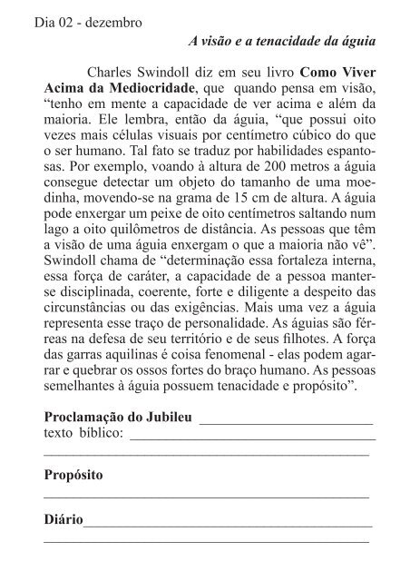 DEVOCIONAL DO JUBILEU - proclamação do jubileu