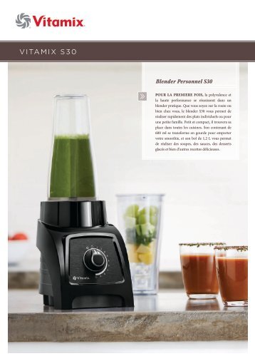 Vitamix Blender Vitamix BLEND AND GO S30 VERT - fiche produit