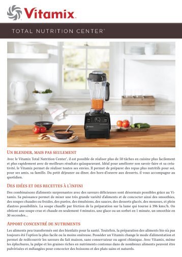 Vitamix Blender Vitamix TNC5200 ROUGE - fiche produit