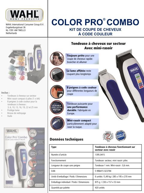wahl colorpro combo