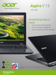 Acer PC Gamer Acer Aspire V5-591G-55V5 - fiche produit