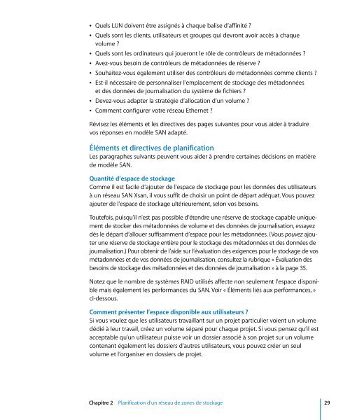 Apple Xsan 2 - Guide de l'administrateur - Xsan 2 - Guide de l'administrateur