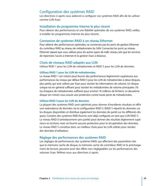 Apple Xsan 2 - Guide de l'administrateur - Xsan 2 - Guide de l'administrateur