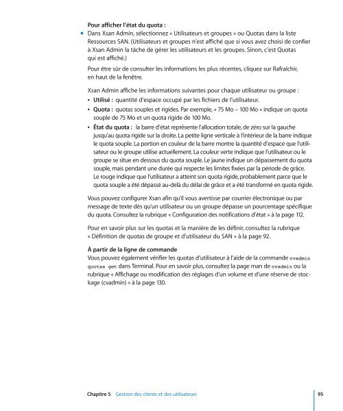 Apple Xsan 2 - Guide de l'administrateur - Xsan 2 - Guide de l'administrateur