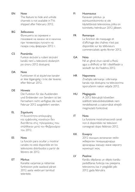 Philips 3000 series LCD TV - User manual - CES