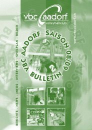 Bulletin_2008_2009 [PDF, 3.00 MB] - VBC Aadorf