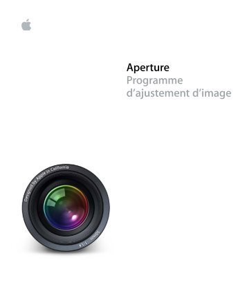 Apple Programme d&#144;ajustement d&#144;image pour Aperture - Programme d&#144;ajustement d&#144;image pour Aperture