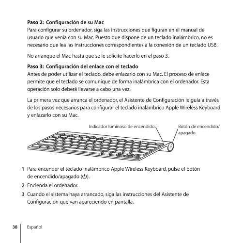 Apple Apple Wireless Keyboard (2007) - Guide de l&rsquo;utilisateur - Apple Wireless Keyboard (2007) - Guide de l&rsquo;utilisateur