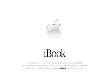 Apple iBook (Dual USB) - Guide de lâutilisateur - iBook (Dual USB) - Guide de lâutilisateur