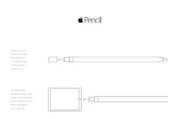 Apple Apple Pencil - Guide de dÃ©marrage rapide - Apple Pencil - Guide de dÃ©marrage rapide