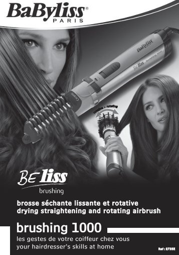 Babyliss Brosse soufflante Babyliss 2735 E - notice